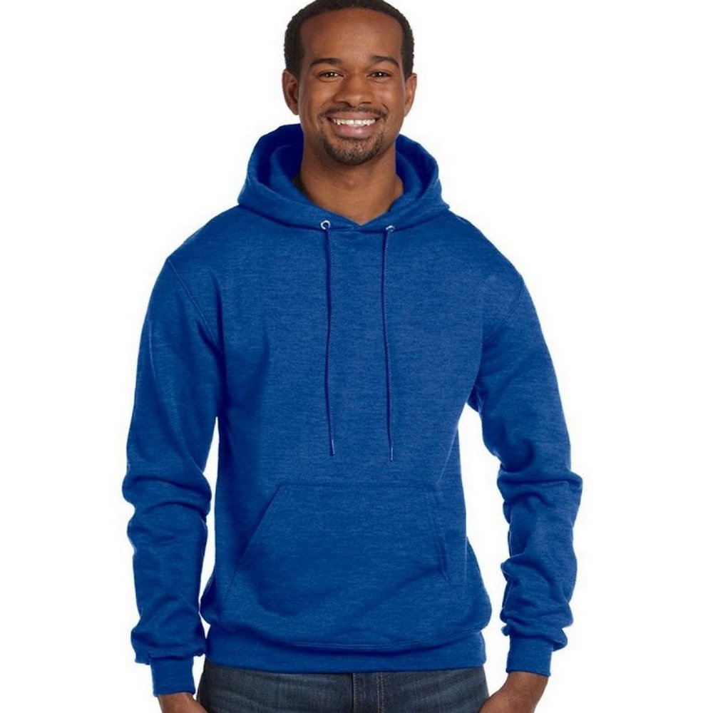 Champion 9 oz. Double Dry Eco® Pullover Hood - S700 - Royal Blue Hthr